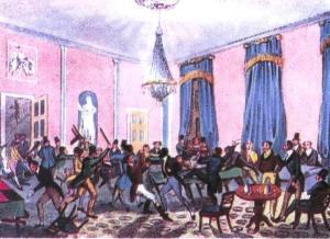 Mytton fighting in a gambling hell