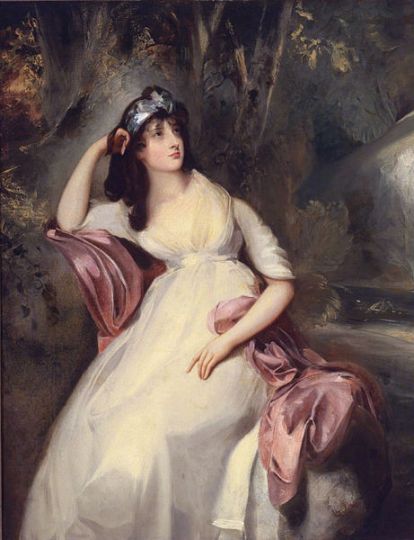 Sally Siddons, a hoyden in some books, by Thomas Lawrence