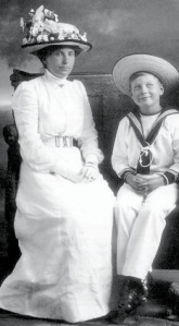 Eddy and Bertie's younger brother, Prince John, pictured with Nanny Bill