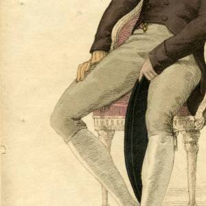 from the Claremont Colleges Digital collection, featuring selective plates of Regency dress